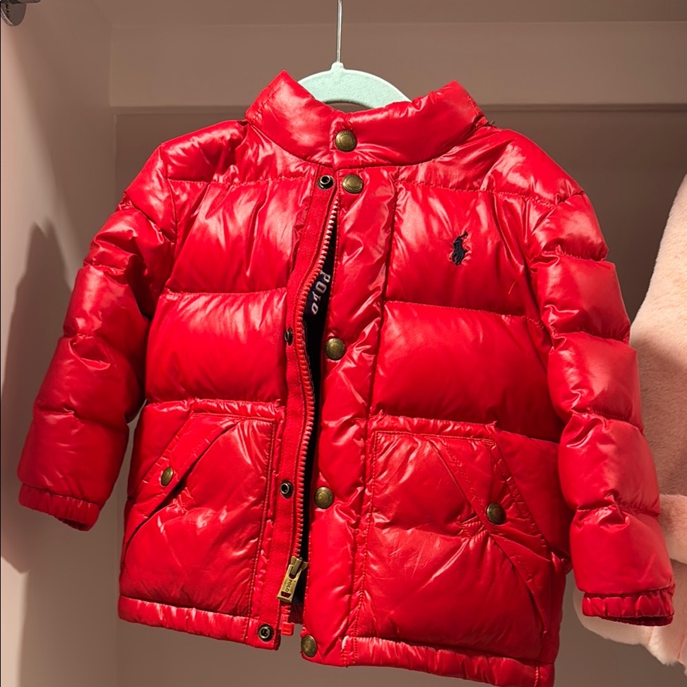 Ralph Lauren Red Puffer Jacket